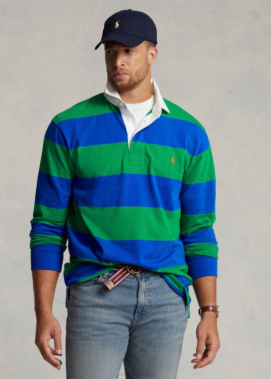 safir stjerne/grøn Mænd Ralph Lauren den ikoniske rugbytrøje Z426B1679