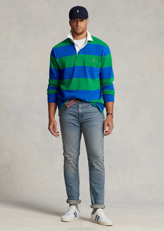 safir stjerne/grøn Mænd Ralph Lauren den ikoniske rugbytrøje Z426B1679