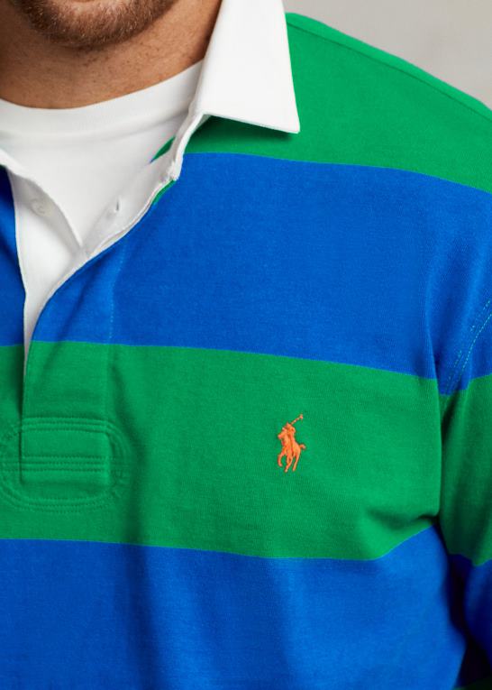 safir stjerne/grøn Mænd Ralph Lauren den ikoniske rugbytrøje Z426B1679