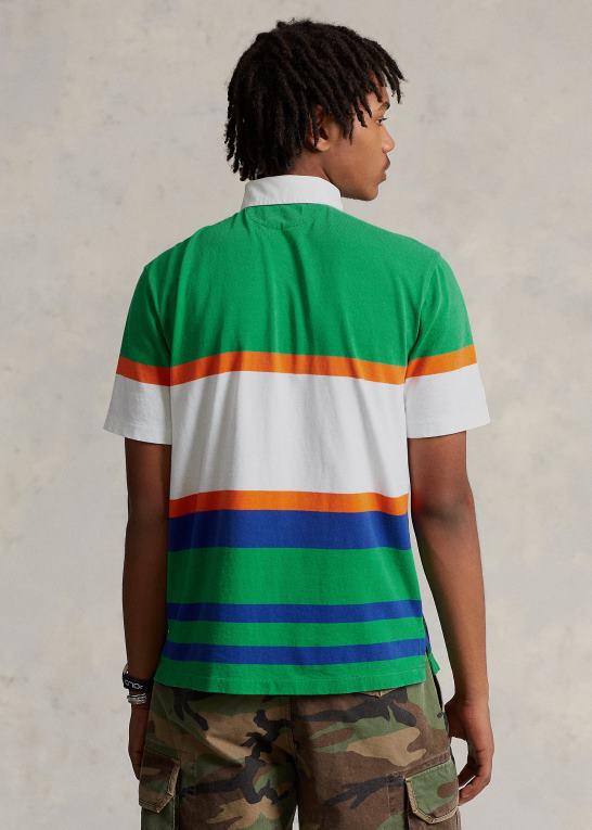 stamme multi Mænd Ralph Lauren klassisk pasform logojersey rugbyskjorte Z426B856