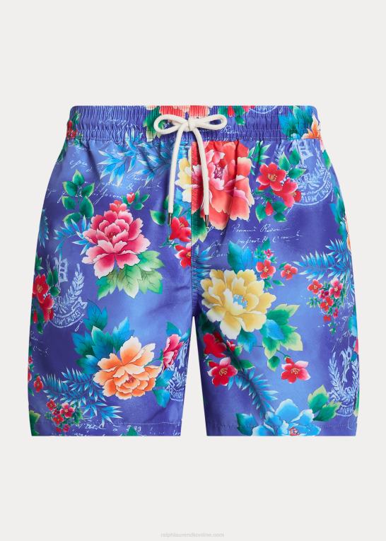 avondale blomstret Mænd Ralph Lauren 5,75-tommer klassisk badebukser til rejsende Z426B771