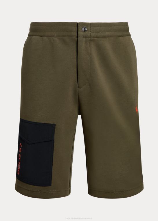 baldakin oliven Mænd Ralph Lauren 9-tommer vandafvisende cargo short Z426B8461