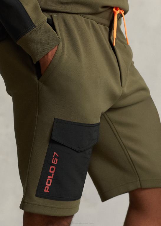 baldakin oliven Mænd Ralph Lauren 9-tommer vandafvisende cargo short Z426B8461