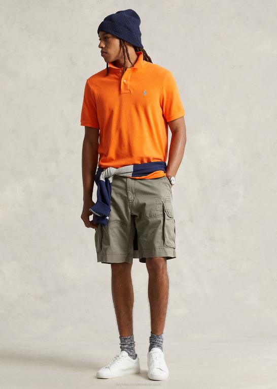 bjerggrøn Mænd Ralph Lauren 10,5-tommer klassisk pasform twill cargo short Z426B254