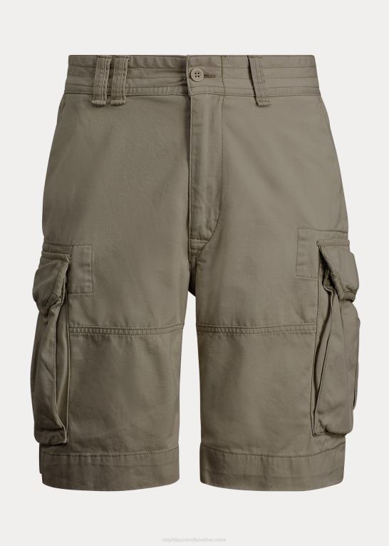 bjerggrøn Mænd Ralph Lauren 10,5-tommer klassisk pasform twill cargo short Z426B254