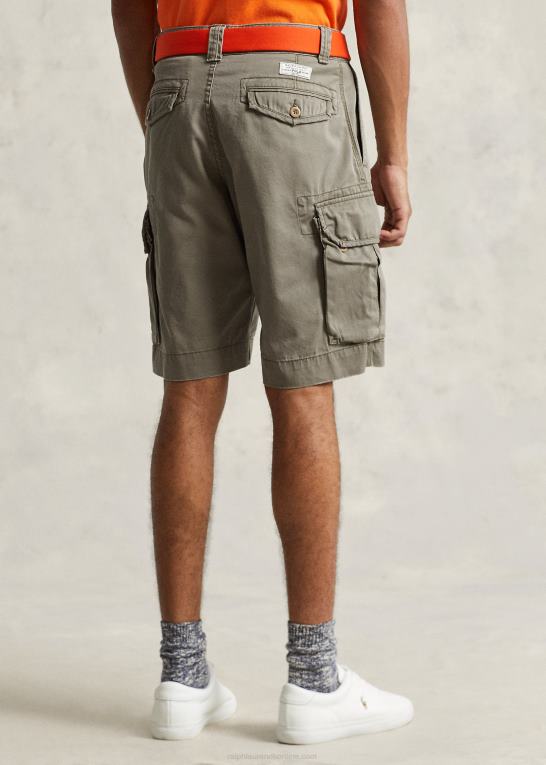 bjerggrøn Mænd Ralph Lauren 10,5-tommer klassisk pasform twill cargo short Z426B254