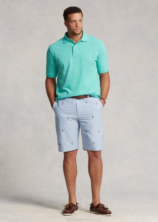 bsr blå Mænd Ralph Lauren stretch klassisk pasform oxford short Z426B1329