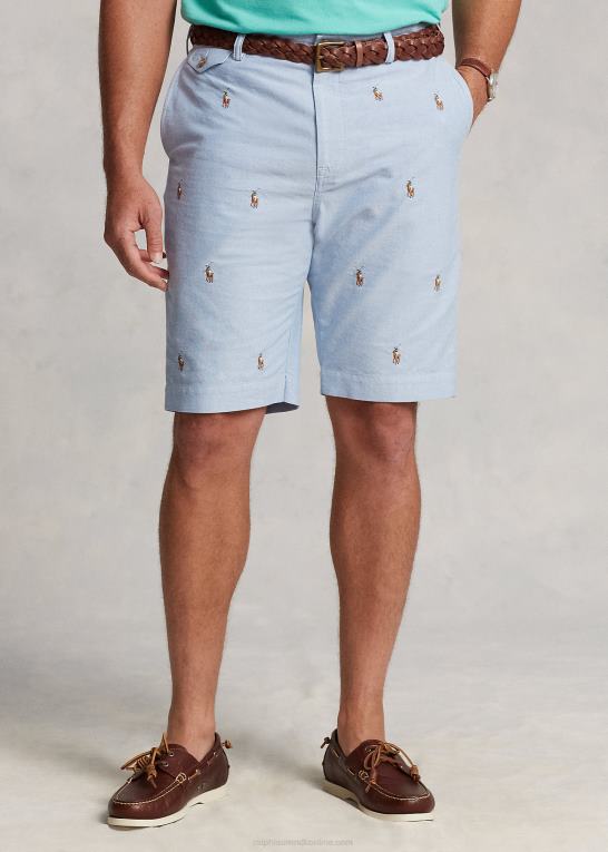 bsr blå Mænd Ralph Lauren stretch klassisk pasform oxford short Z426B1329