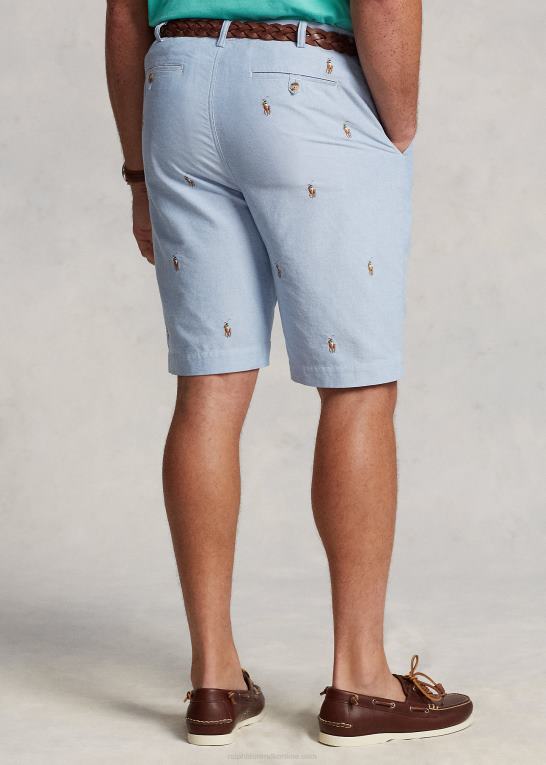 bsr blå Mænd Ralph Lauren stretch klassisk pasform oxford short Z426B1329