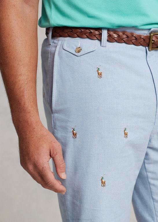 bsr blå Mænd Ralph Lauren stretch klassisk pasform oxford short Z426B1329