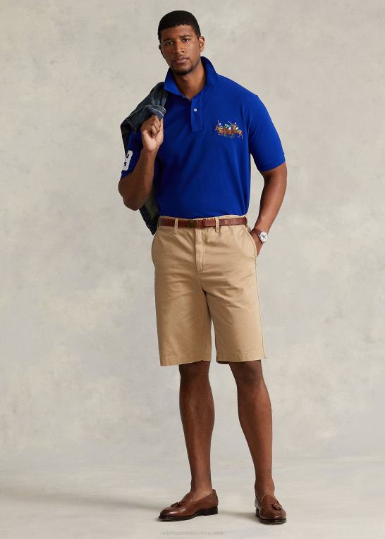 cafe tan Mænd Ralph Lauren chino short i klassisk pasform Z426B1626