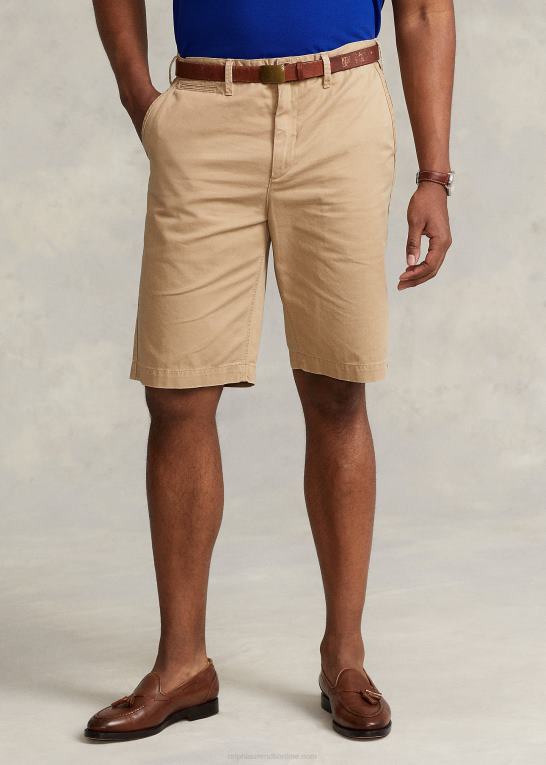 cafe tan Mænd Ralph Lauren chino short i klassisk pasform Z426B1626