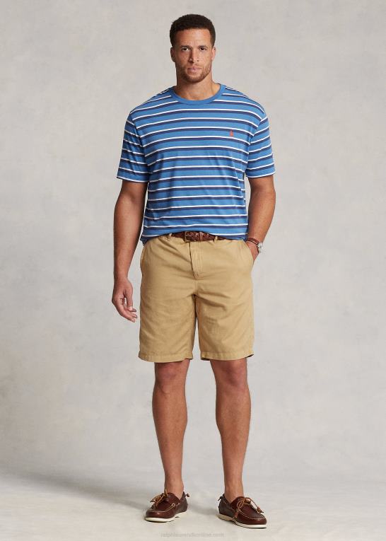 cafe tan Mænd Ralph Lauren shorts i klassisk pasform i hør-bomuld Z426B1924