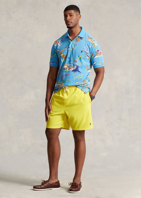citronknus Mænd Ralph Lauren rejsende badebukser Z426B1485