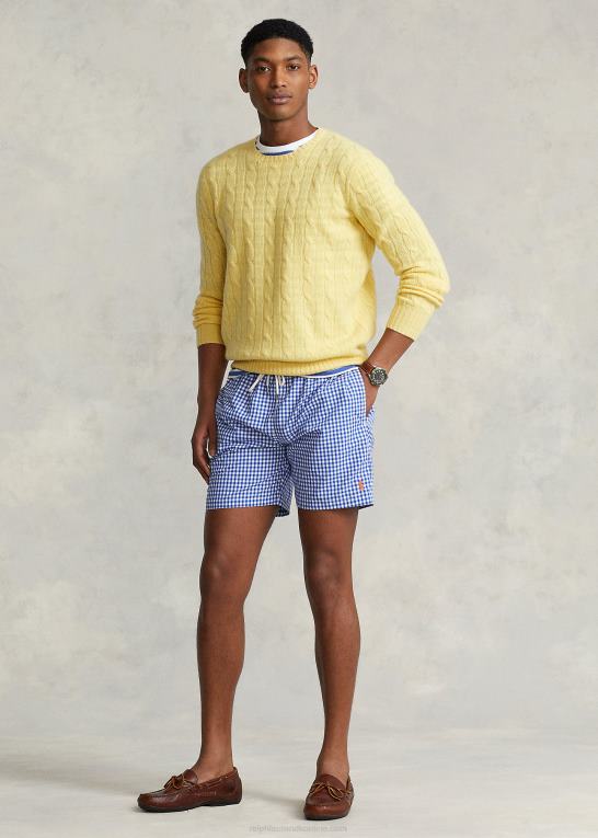 cruise royal gingham Mænd Ralph Lauren 5,75-tommer klassisk badebukser til rejsende Z426B450
