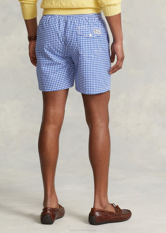 cruise royal gingham Mænd Ralph Lauren 5,75-tommer klassisk badebukser til rejsende Z426B450