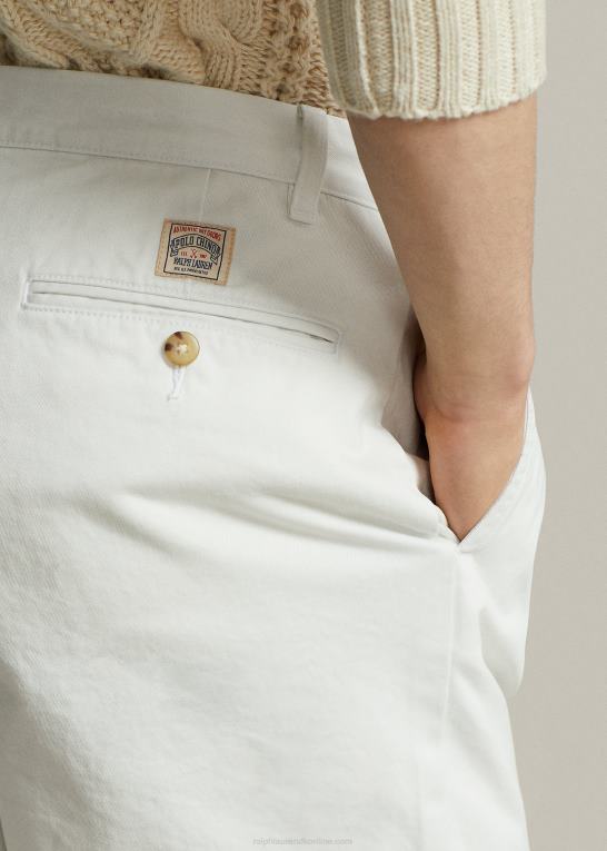 dækvask hvid Mænd Ralph Lauren cormac 5-tommer afslappet pasform plisseret kort Z426B8447