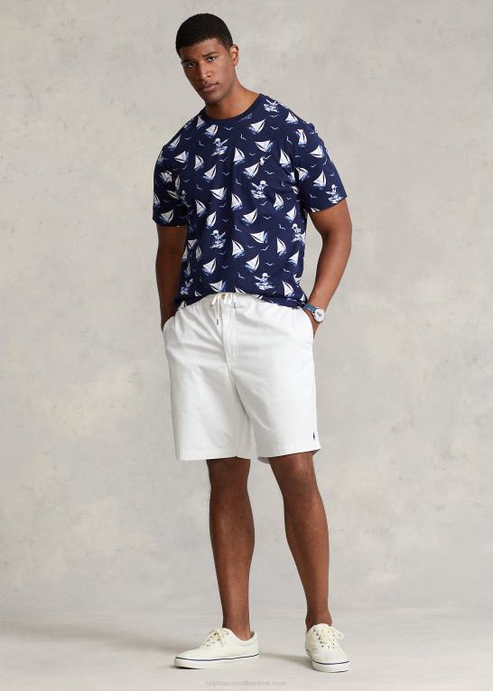 dækvask hvid Mænd Ralph Lauren polo prepster stretch chino short Z426B1455