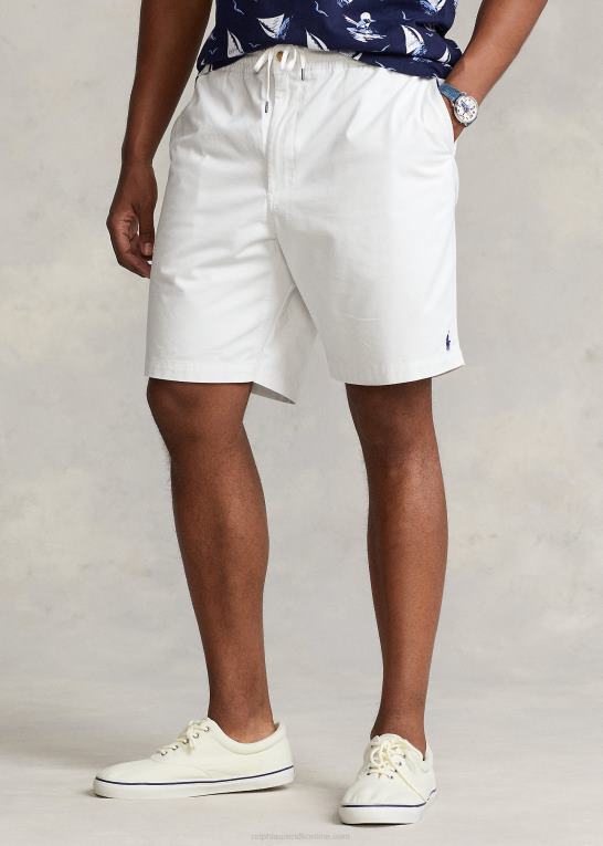 dækvask hvid Mænd Ralph Lauren polo prepster stretch chino short Z426B1455