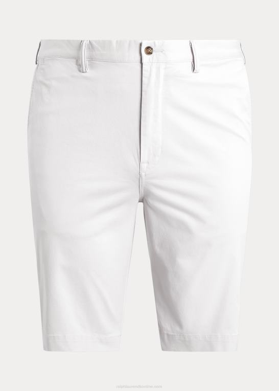 dækvask hvid Mænd Ralph Lauren stræk klassisk fit chino short Z426B1867