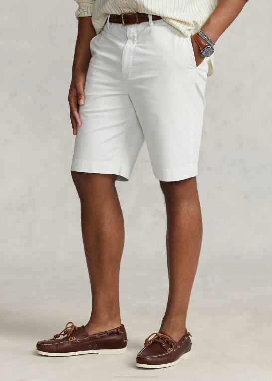 dækvask hvid Mænd Ralph Lauren stræk klassisk fit chino short Z426B1867