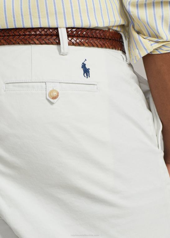 dækvask hvid Mænd Ralph Lauren stræk klassisk fit chino short Z426B1867