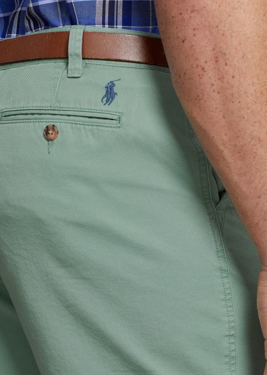 falmet mynte Mænd Ralph Lauren chino short i klassisk pasform Z426B1563