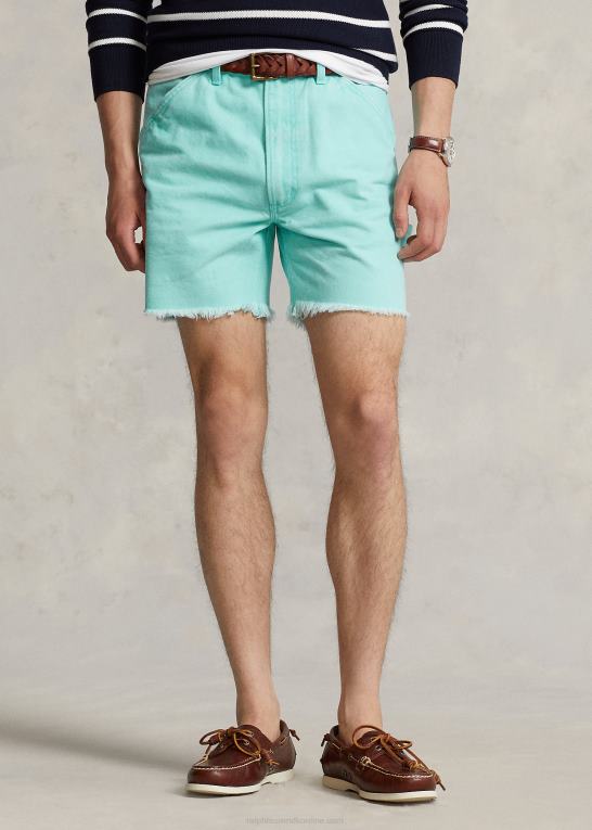 ferie blå Mænd Ralph Lauren 6-tommer canvas shorts med afslappet pasform Z426B8470