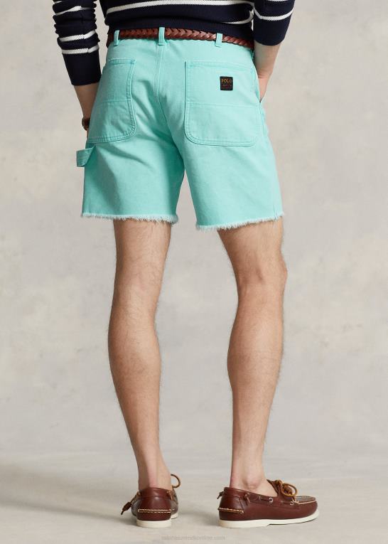 ferie blå Mænd Ralph Lauren 6-tommer canvas shorts med afslappet pasform Z426B8470