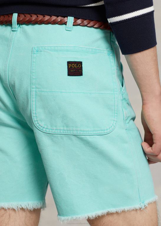 ferie blå Mænd Ralph Lauren 6-tommer canvas shorts med afslappet pasform Z426B8470