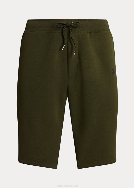 firma oliven Mænd Ralph Lauren dobbeltstrikket kort Z426B8407