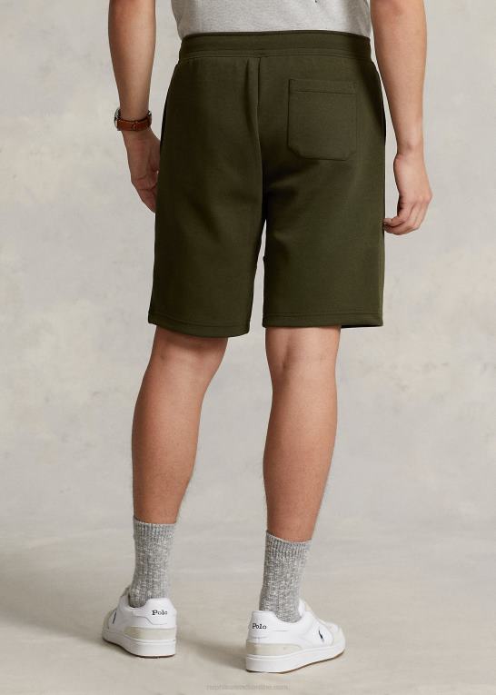 firma oliven Mænd Ralph Lauren dobbeltstrikket kort Z426B8407