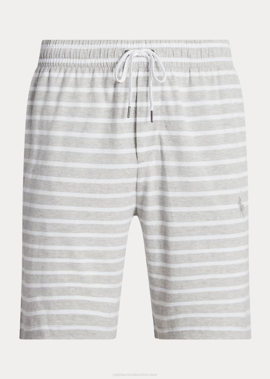 forårslyng/hvid Mænd Ralph Lauren 8-tommer stribet jerseykort Z426B1194