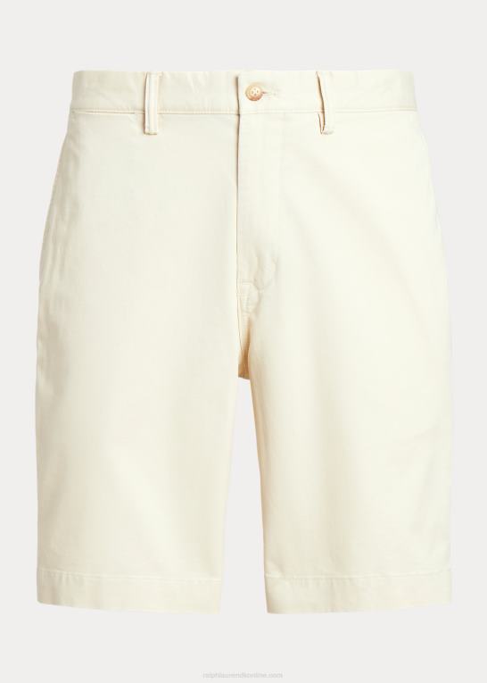 fuld fløde Mænd Ralph Lauren 9-tommer stræk chino short med klassisk pasform Z426B498