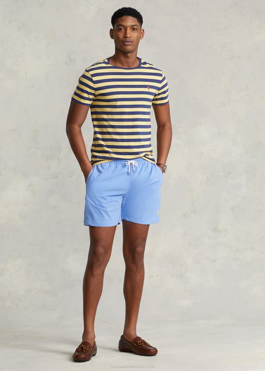 havneø blå Mænd Ralph Lauren 5,75-tommer klassisk badebukser til rejsende Z426B292