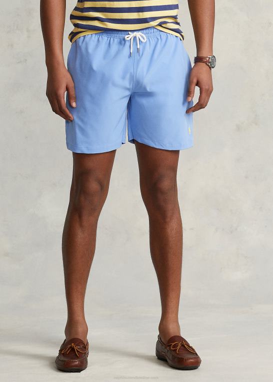 havneø blå Mænd Ralph Lauren 5,75-tommer klassisk badebukser til rejsende Z426B292