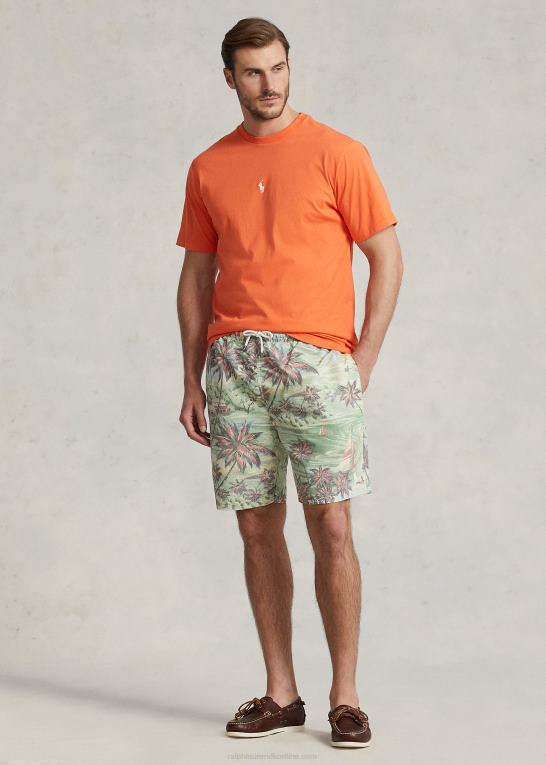 hawaiiansk strandbasar Mænd Ralph Lauren traveler badebukser i klassisk pasform Z426B1323