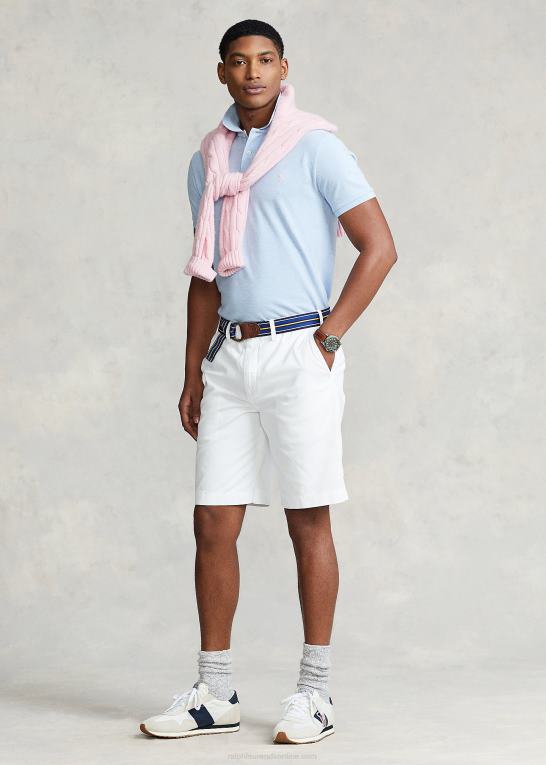 hvid Mænd Ralph Lauren 10-tommer chino-shorts med afslappet pasform Z426B287