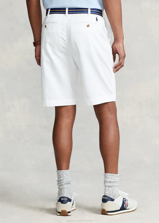 hvid Mænd Ralph Lauren 10-tommer chino-shorts med afslappet pasform Z426B287