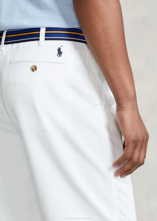 hvid Mænd Ralph Lauren 10-tommer chino-shorts med afslappet pasform Z426B287