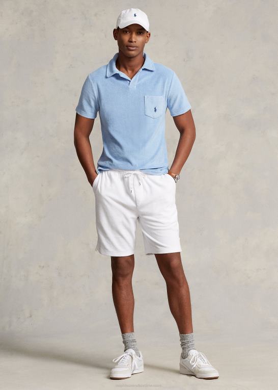 hvid Mænd Ralph Lauren 7,5-tommer frotté snøre kort Z426B422
