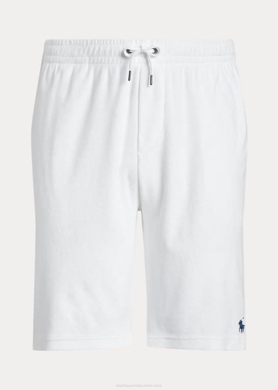 hvid Mænd Ralph Lauren frotté snøre kort Z426B1661