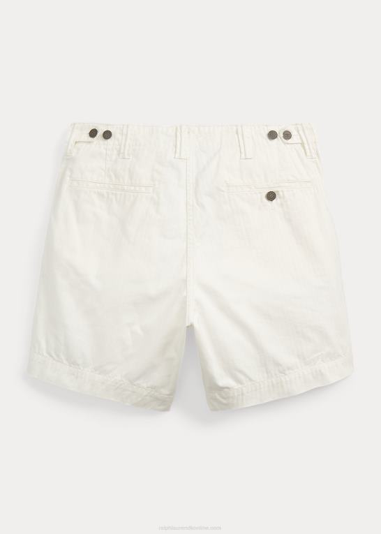 hvid Mænd Ralph Lauren sildebenskæperfelt kort Z426B1707