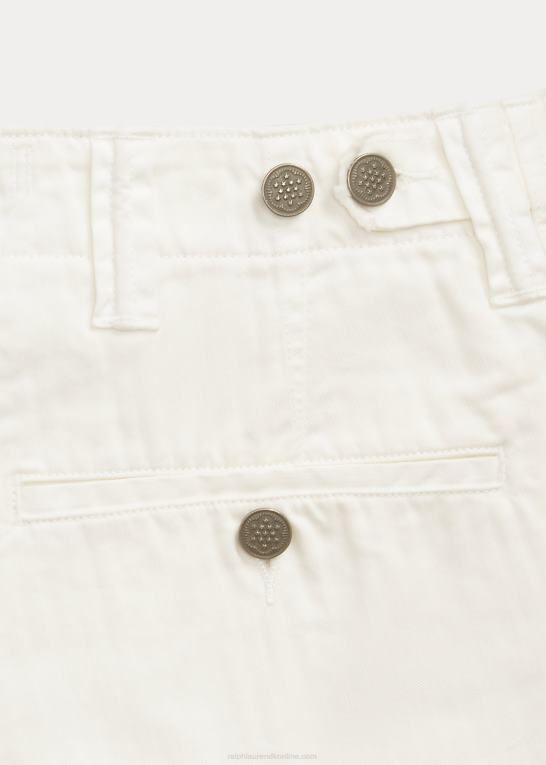 hvid Mænd Ralph Lauren sildebenskæperfelt kort Z426B1707