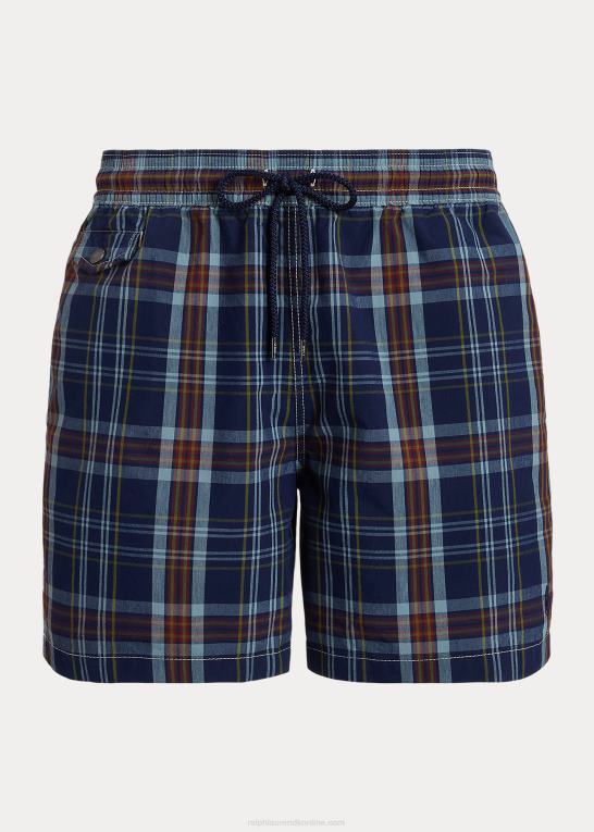 indigo/rød multi Mænd Ralph Lauren 5,75 tommer badebukser Z426B1171