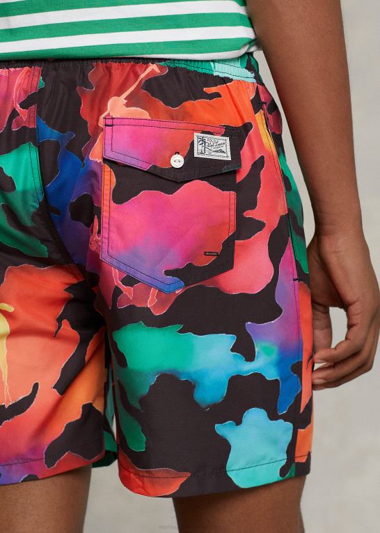 infrarød afspiller camo Mænd Ralph Lauren 5,75-tommer klassisk badebukser til rejsende Z426B664