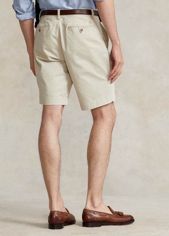 klassisk sten Mænd Ralph Lauren 9-tommer stræk chino short med klassisk pasform Z426B8534