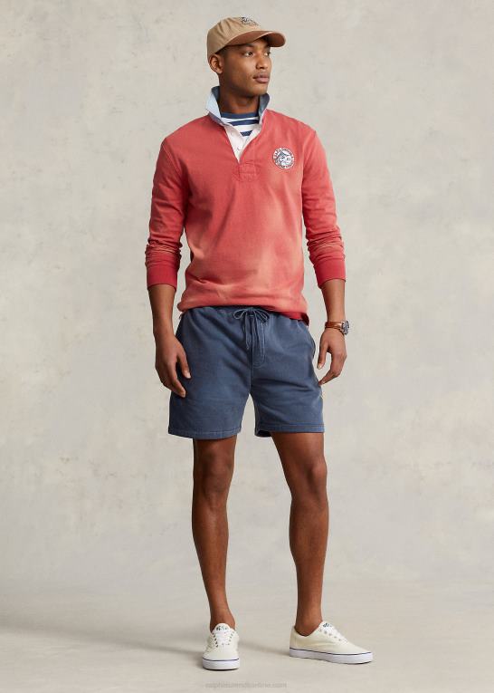 kongelig flåde Mænd Ralph Lauren 6-tommer fleece grafikkort Z426B8635