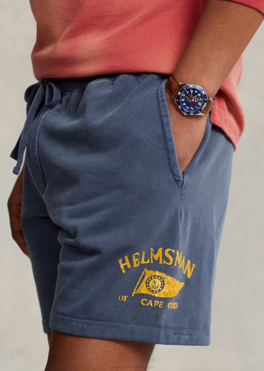 kongelig flåde Mænd Ralph Lauren 6-tommer fleece grafikkort Z426B8635