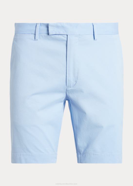 kontor blå Mænd Ralph Lauren 9-tommer stræk chino-shorts med slim pasform Z426B536